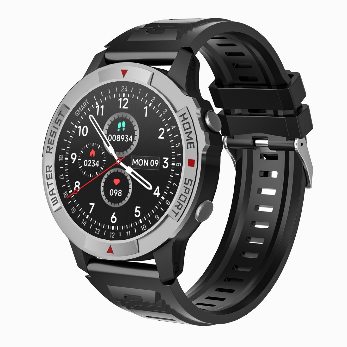 AWEI Smart Watch for Men Women(Answer/Make Calls) 1.45" HD Touch Screen Fitness Watch with Sleep Heart Rate Monitor 100+Sports Modes IP68 Waterproof Activity Trackers Compatible with Android iOS