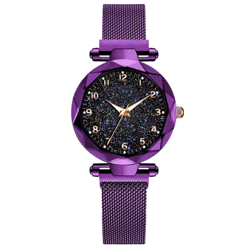 Wholesale Starry Sky Night Glow Quartz Watch for Women