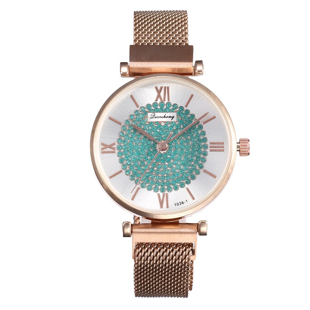 Starry Sky Milanese Strap Quartz Watch for Women