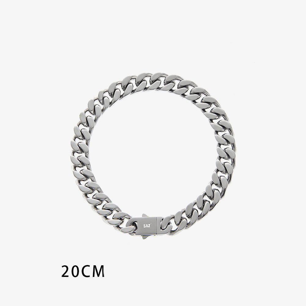 Cuban Bracelet in Titanium Steel Accessories