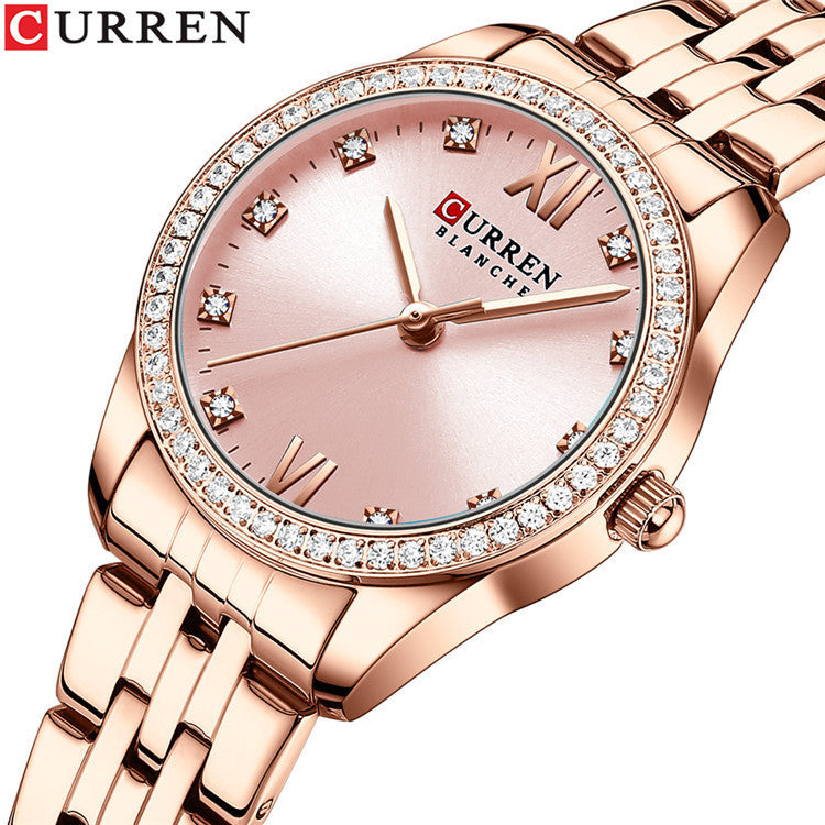 CURREN 9086 Women's Stylish Waterproof Quartz Watch
