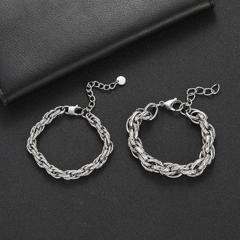 Thick Cuban Chain Hip Hop Bracelet