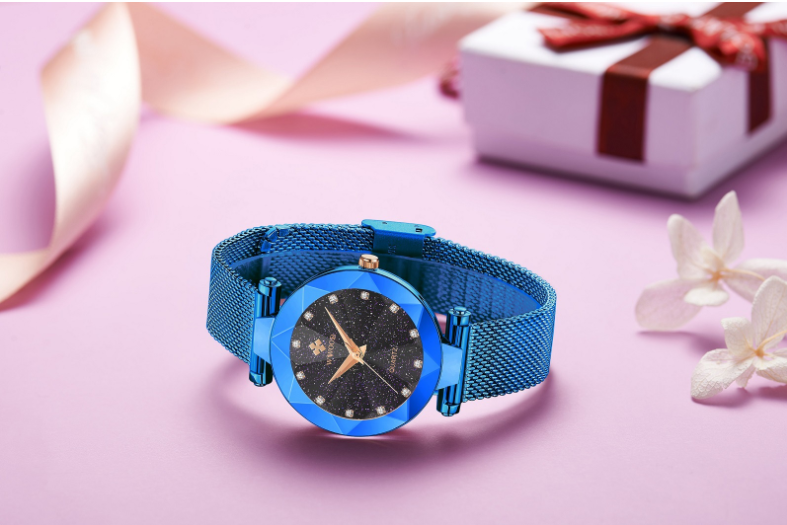 Waterproof Quartz Watch with Mesh Band