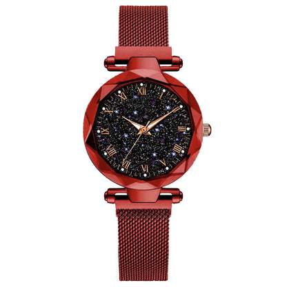 Wholesale Starry Sky Night Glow Quartz Watch for Women