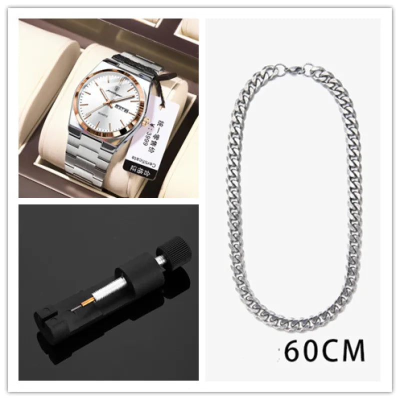 Ultra-thin Waterproof Men's Quartz Watch