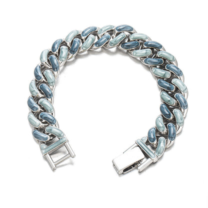 INS Fashion Simple Hip Hop Cuban Bracelet Accessories