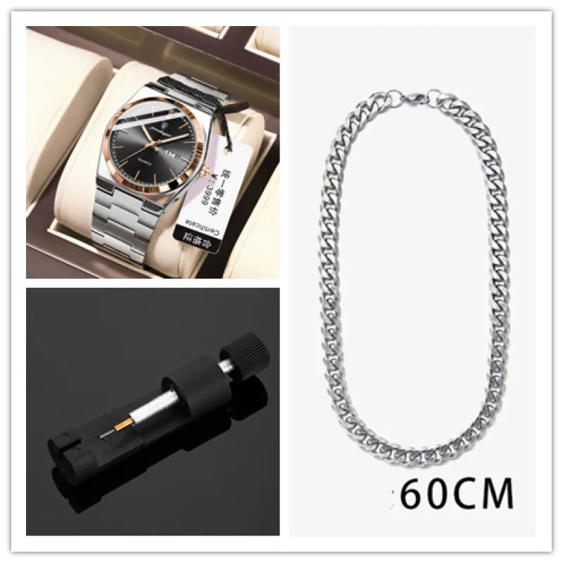 Ultra-thin Waterproof Men's Quartz Watch