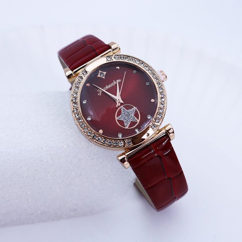 Starry Sky Women's Watch - Minimalist Vintage Style