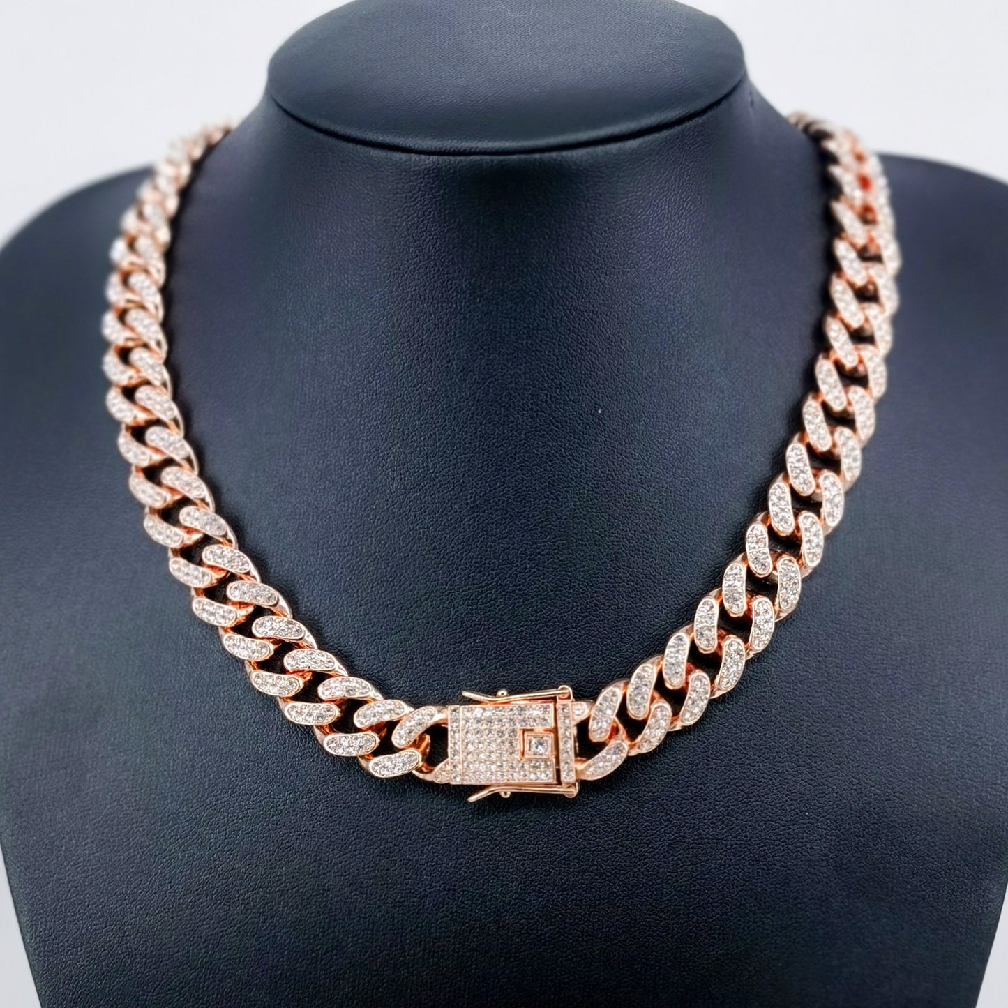 High-Quality Men's Cuban Link Chain - 12mm Hip Hop Style