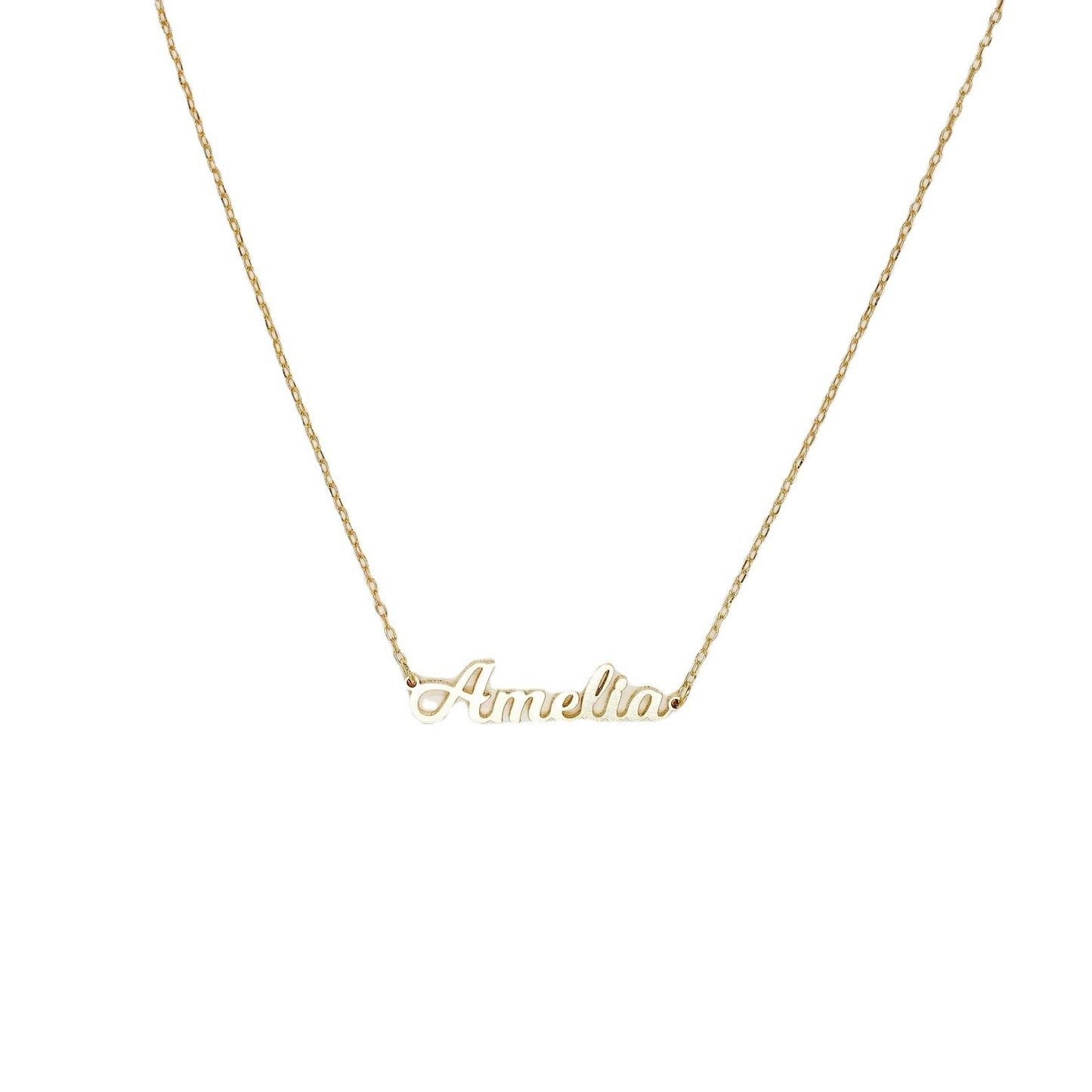 Custom Stainless Steel Name Necklace with Pendant