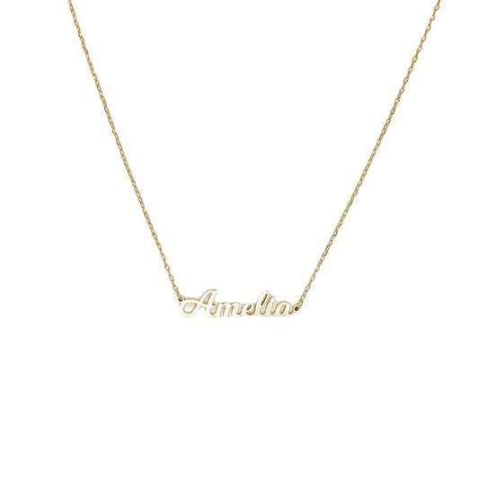 Custom Stainless Steel Name Necklace with Pendant