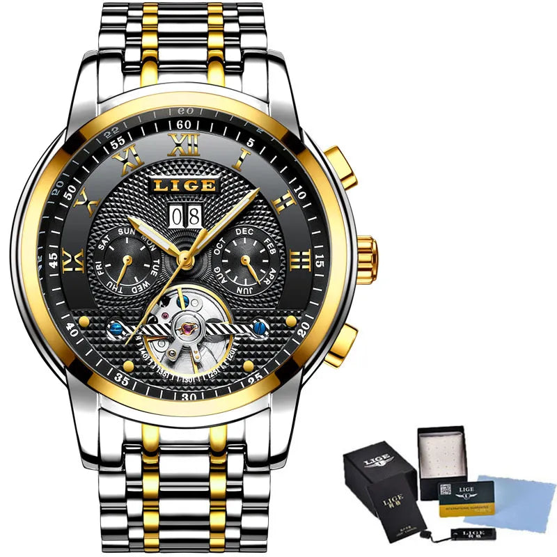 Automatic Mechanical Waterproof Business Watch