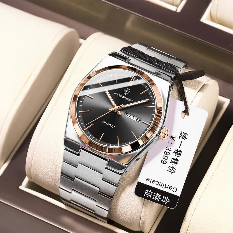 Ultra-thin Waterproof Men's Quartz Watch