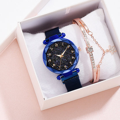 Wholesale Starry Sky Night Glow Quartz Watch for Women
