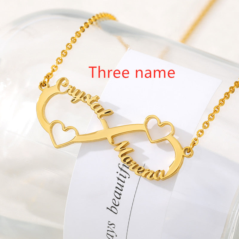 Custom DIY Vacuum Necklace with Stainless Steel Letters