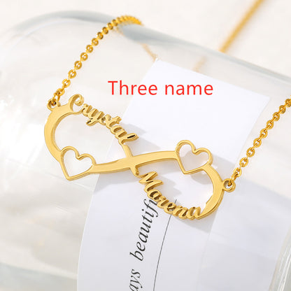 Custom DIY Vacuum Necklace with Stainless Steel Letters