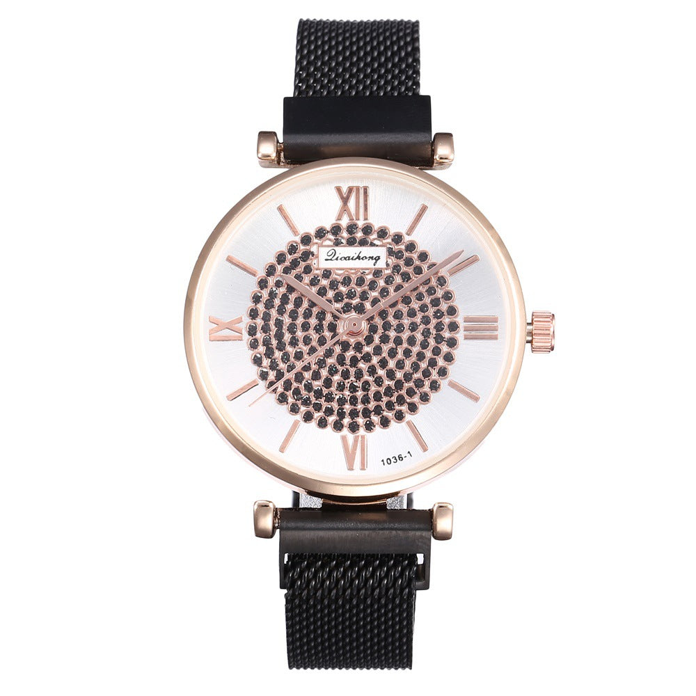 Starry Sky Milanese Strap Quartz Watch for Women
