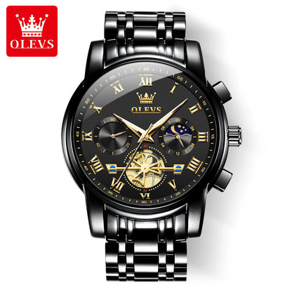 Oli's Brand Men's Quartz Watch with Luminous Waterproof Feature