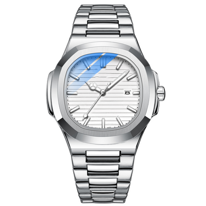 Men's Luminous Steel Strap Waterproof Watch