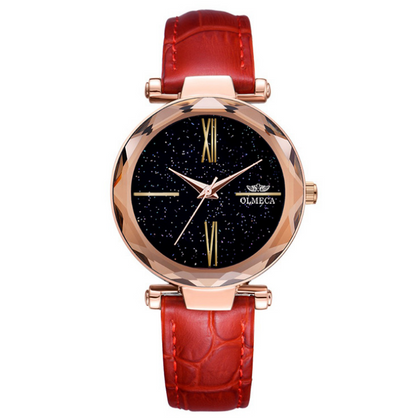 OLMECA Women's Waterproof Quartz Starry Fashion Watch