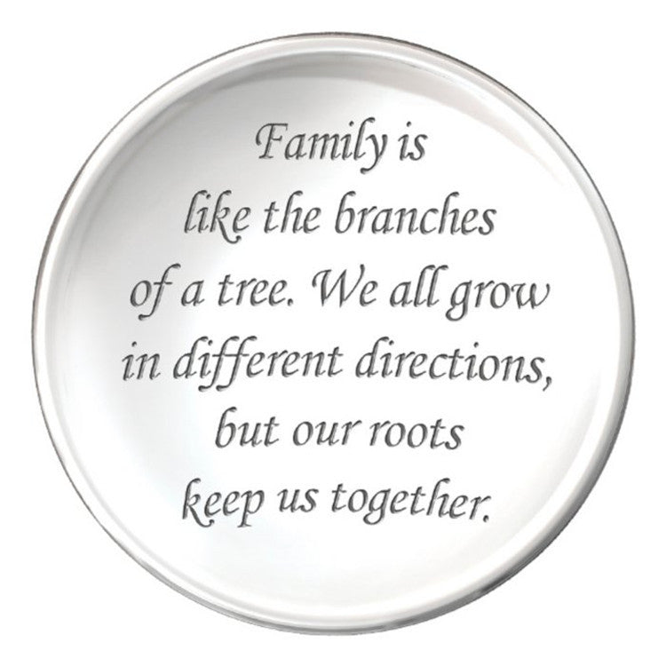 Tree of Life Necklace with Engraved Gold Religious Tag