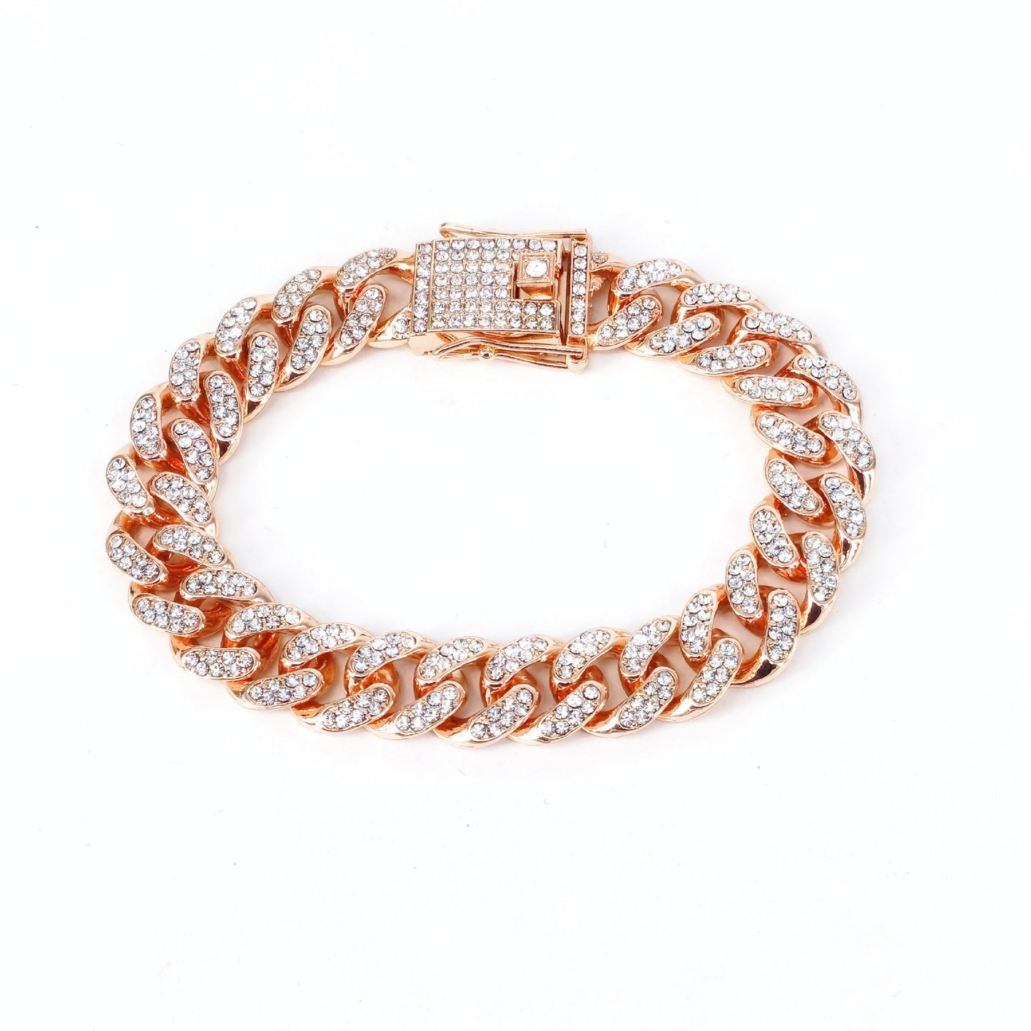 High-Quality Men's Cuban Link Chain - 12mm Hip Hop Style