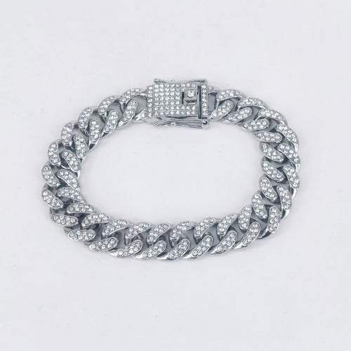 High-Quality Men's Cuban Link Chain - 12mm Hip Hop Style