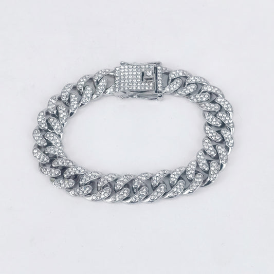 High-Quality Men's Cuban Link Chain - 12mm Hip Hop Style