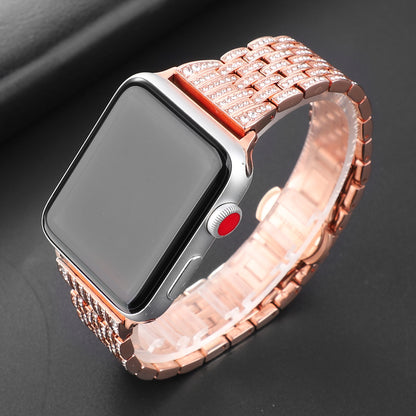 Stainless Steel Diamond Watch Strap