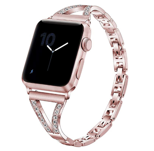Metal Diamond Stainless Steel Watch Strap