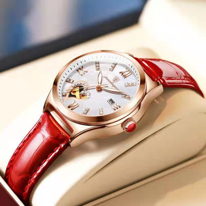 Swiss Certified Diamond Studded Waterproof Women's Watch