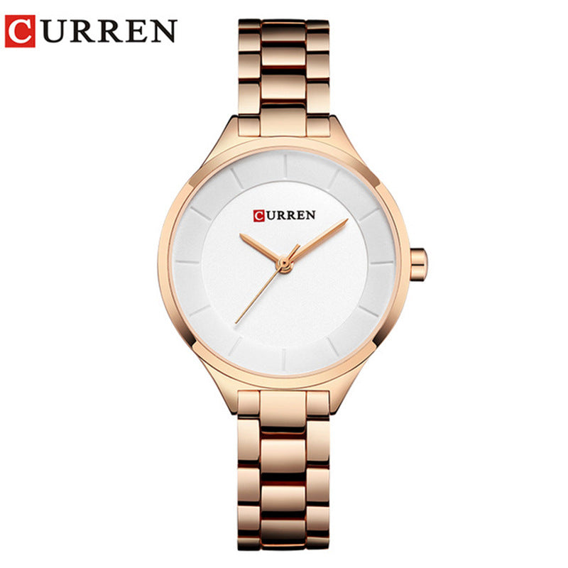 Curren 9015 Women's Waterproof Quartz Steel Watch