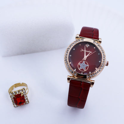 Starry Sky Women's Watch - Minimalist Vintage Style