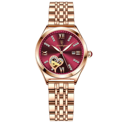 Swiss Certified Diamond Studded Waterproof Women's Watch