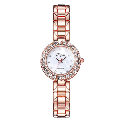 Women's Quartz Watch and Bracelet Set (Two Pieces)