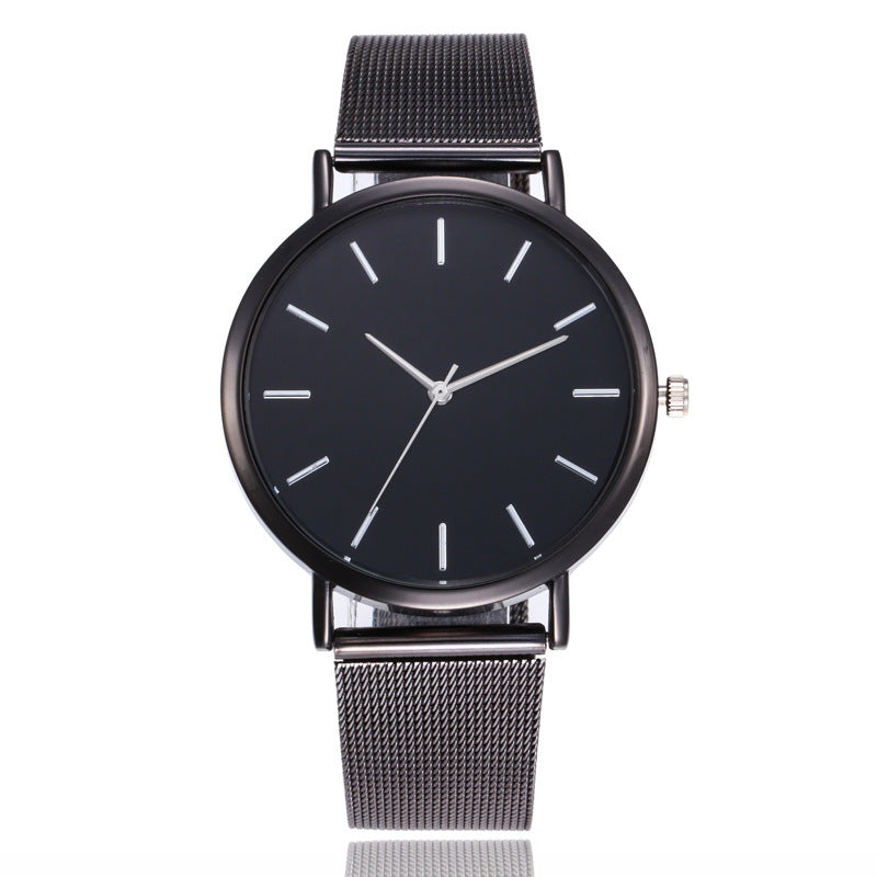 Fashionable Women's Quartz Watch with Alloy Mesh Band