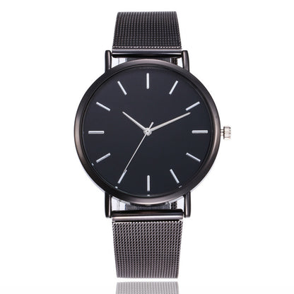 Fashionable Women's Quartz Watch with Alloy Mesh Band