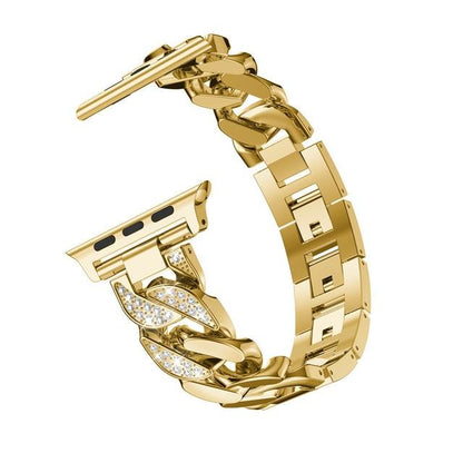 Diamond-Studded Stainless Steel Strap Compatible With Devices
