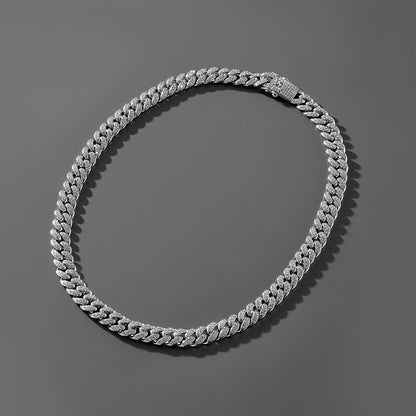 Hip Hop Trend Full Diamond Cuban Link Bracelet for Men
