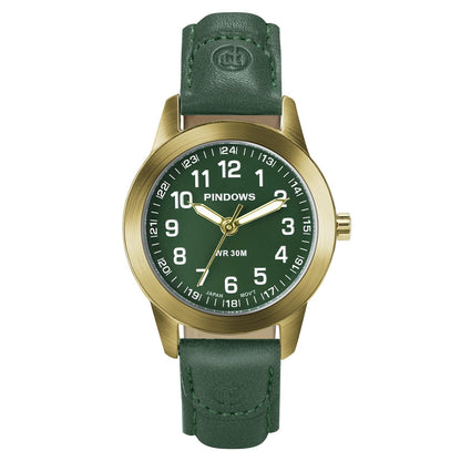 PINDOWS Watches for Women Classic Business Analog Quartz Small Ladies Watches 3ATM Waterproof Fashion Dress Watch with Easy-to-Read Luminous Dial
