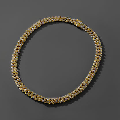 Hip Hop Trend Full Diamond Cuban Link Bracelet for Men