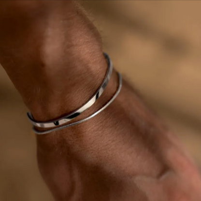 Cuban Link C-Shaped Bracelet
