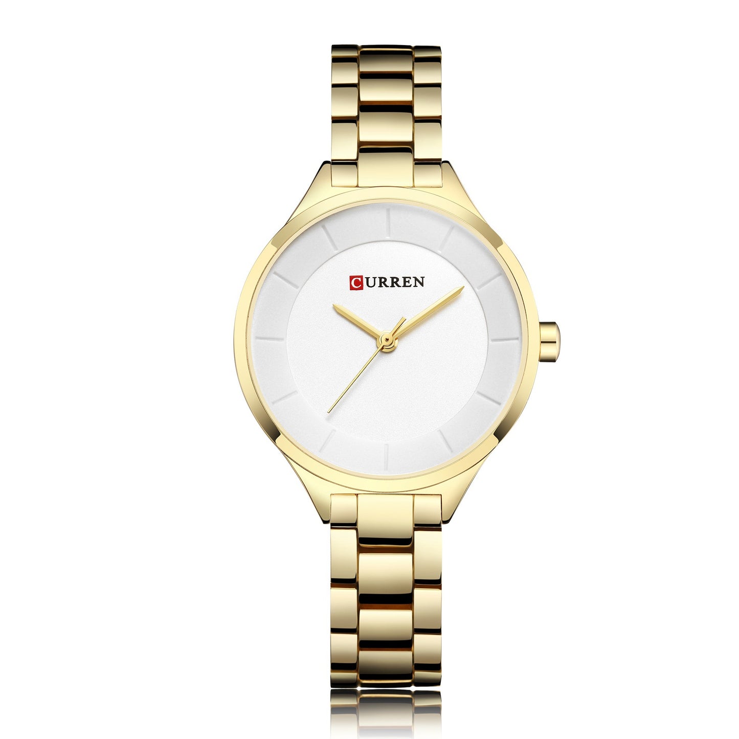 Curren 9015 Women's Waterproof Quartz Steel Watch