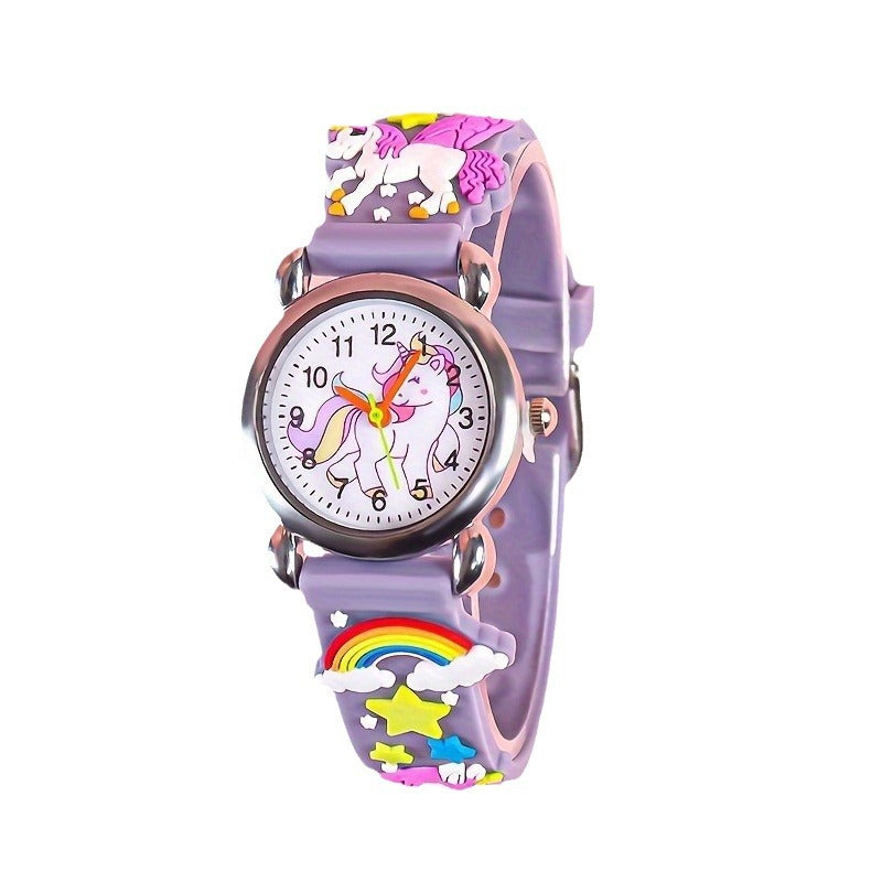 Unicorn Element Quartz Watch for Kids - Cartoon Style