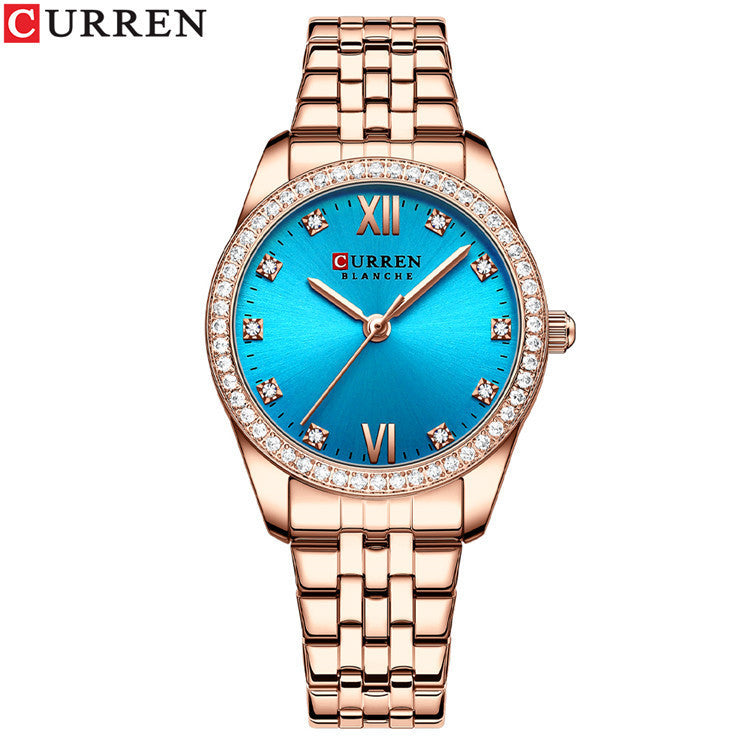 CURREN 9086 Women's Stylish Waterproof Quartz Watch