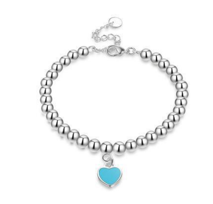 925 Sterling Silver Love Necklace with Heart Pendant