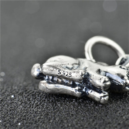 Rabbit Pendant, Women's Necklace, 925 Sterling Silver