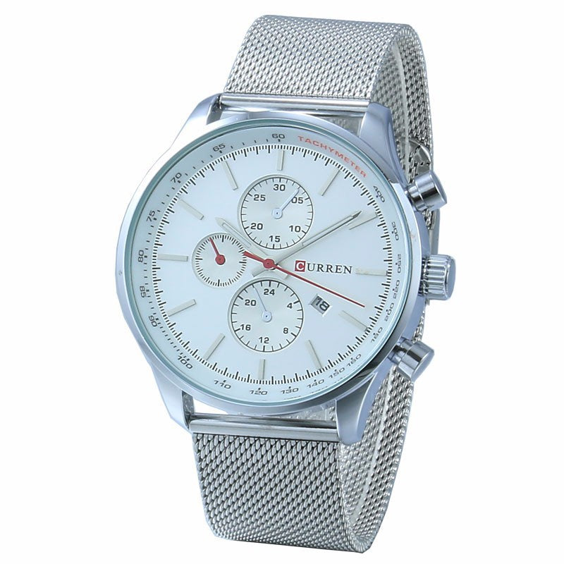 Quartz Calendar Watch for Men - Stylish Business Timepiece