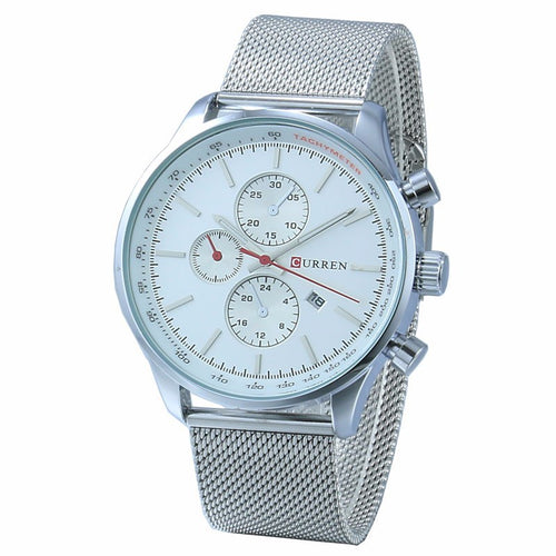 Quartz Calendar Watch for Men - Stylish Business Timepiece