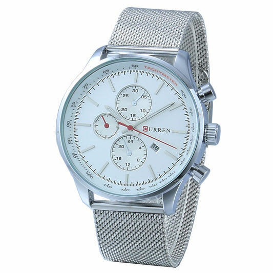 Quartz Calendar Watch for Men - Stylish Business Timepiece